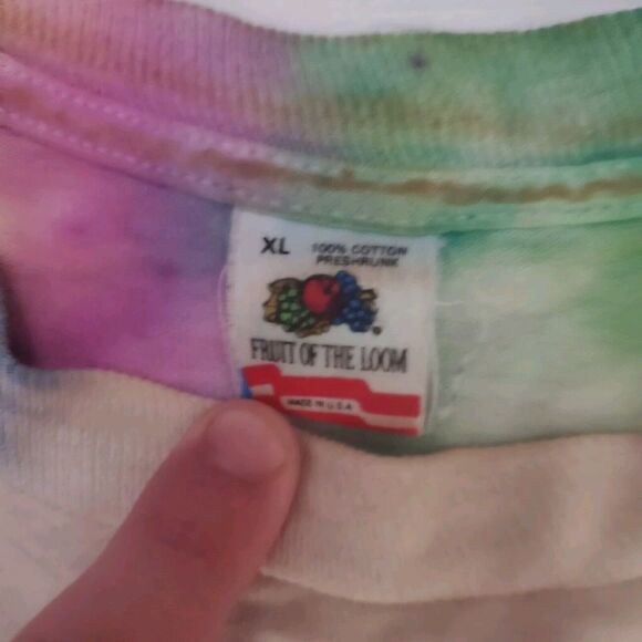 Tye Dye Shirt Size XL 1991 Milk Duds Candy Vintage Cow 🐄 Shirt - Picture 4 of 5